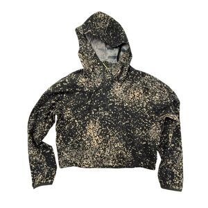Lululemon Revera 1/2 Zip Lab Planet Surface Black Granite Multi Small Hood